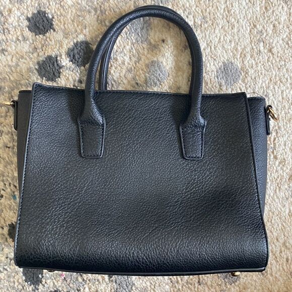 Minimalist Top Handle Structured Bag Black - Picture 6 of 7